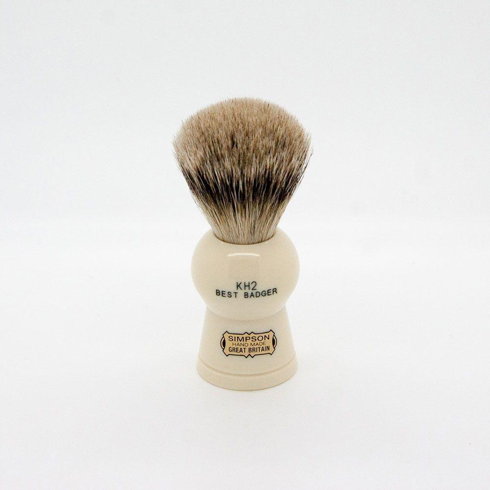 Simpsons Keyhole Kh2 Best Badger Hair Shaving Brush Medium by Pasteur Pharmacy