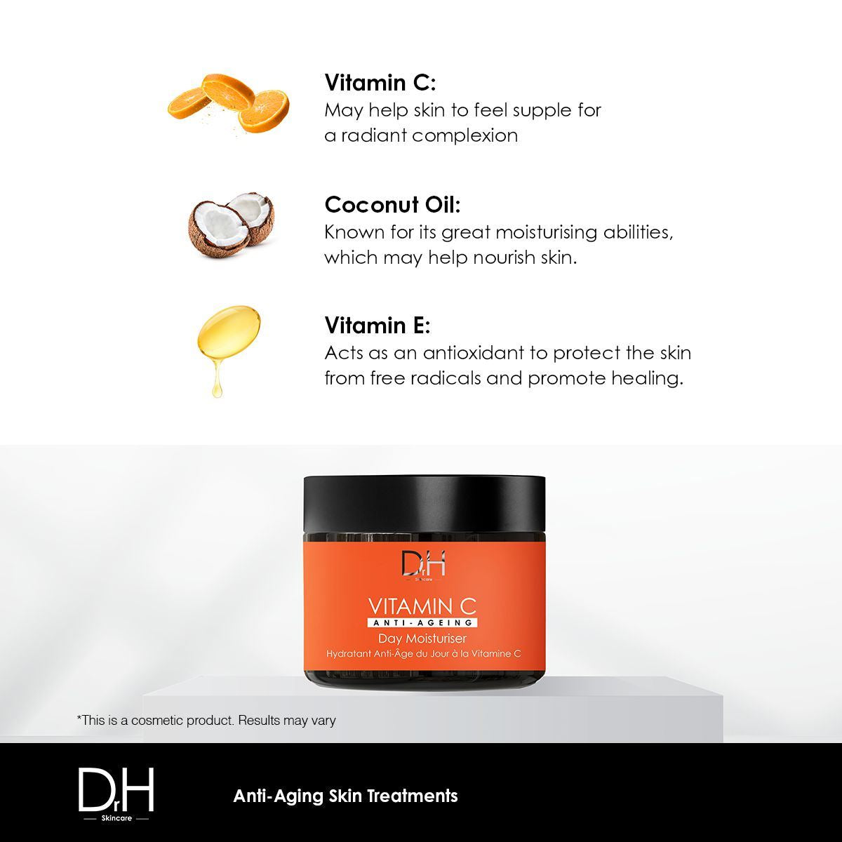 Dr H Vitamin C Anti-Ageing Day Moisturiser 60ml by skinChemists US
