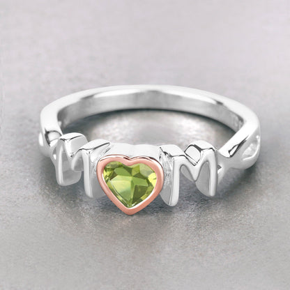 0.44 Carat Genuine Peridot .925 Sterling Silver Ring by Bids.com