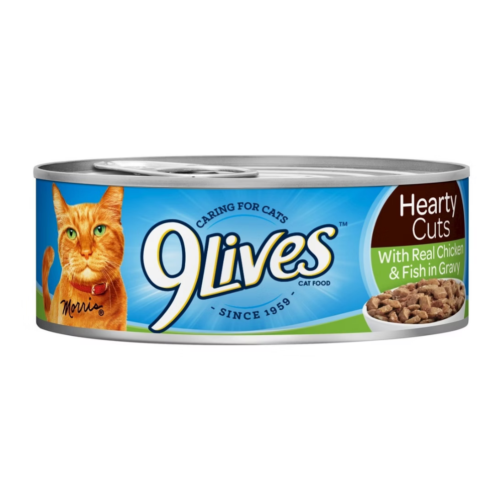 9Lives Hearty Cuts With Real Chicken &amp; Fish in Gravy (5.5oz) by Farmacias Savia