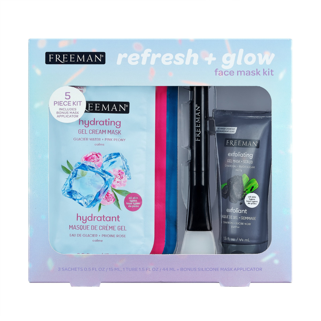 Freeman Refresh &amp; Glow Face Mask Kit – 5 pieces by Farmacias Savia