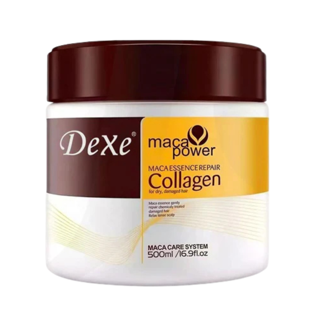 Dexe Maca Power Collagen Hair Mask (16.9 oz) by Farmacias Savia