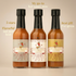 Hot Sauce 3-Pack Gift Set - Original, Habanero & Sweet Heat | Small Batch Restaurant Made | Lady May by The Lady May
