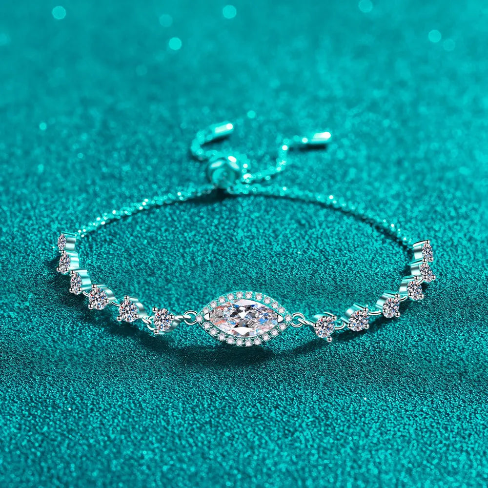 1 Carat Sparkala™ 925 Sterling Silver Bracelet by Sparkala