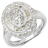 1.08 Carat Genuine White Diamond .925 Sterling Silver Ring by Bids.com