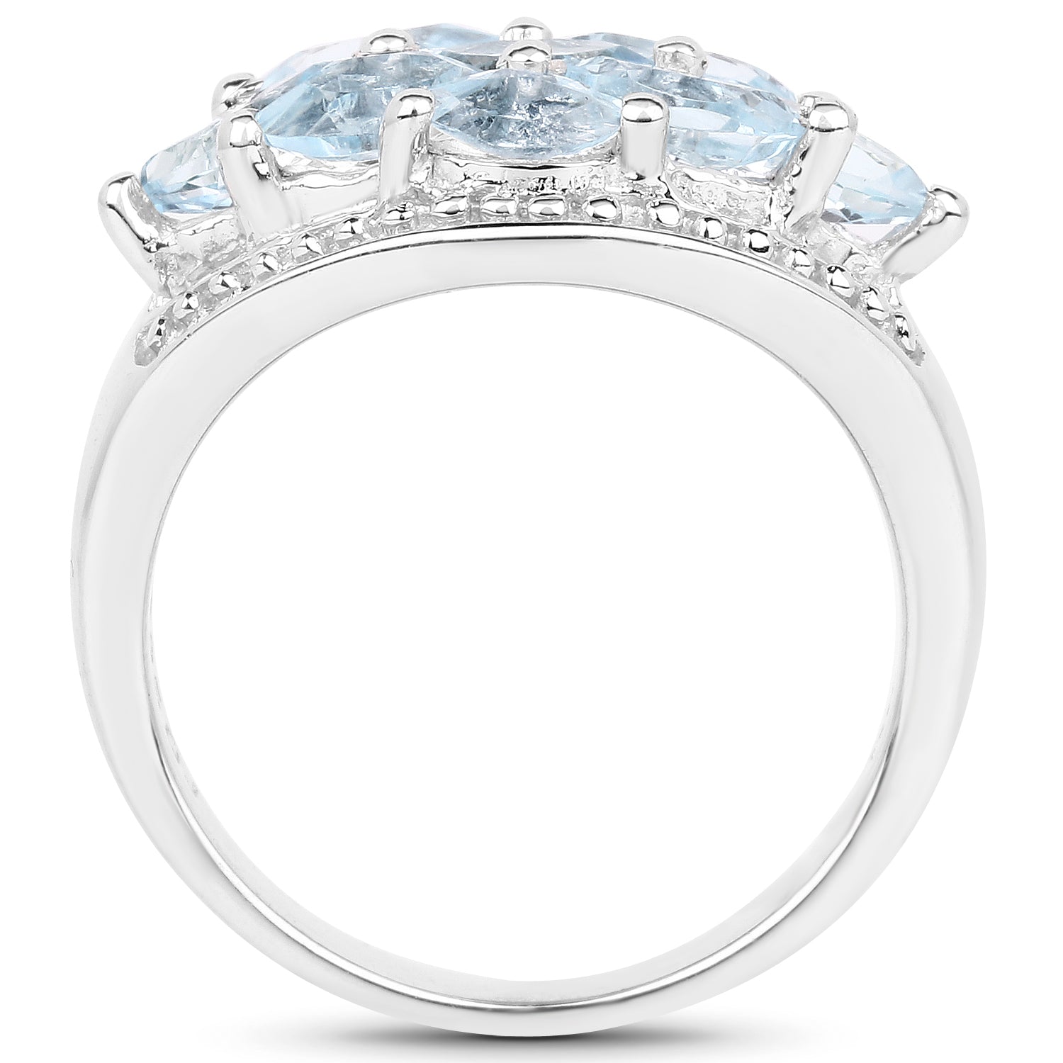 2.50 Carat Genuine Blue Topaz .925 Sterling Silver Ring by Bids.com