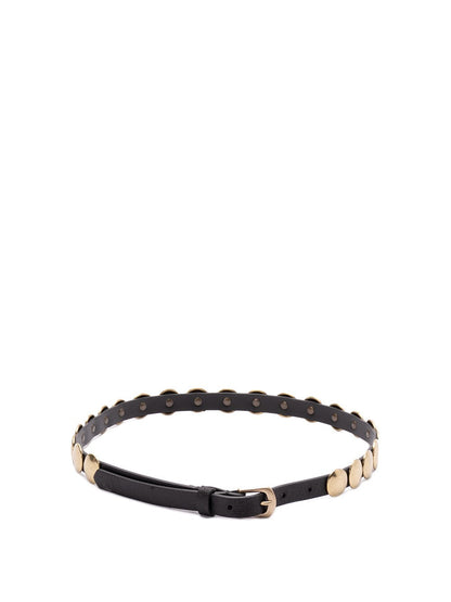 Golden Goose Women `Trinidad` Thin Belt With Studs by Luosophy