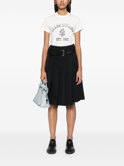 Prada Women Logo Print Jersey T-Shirt by Luosophy