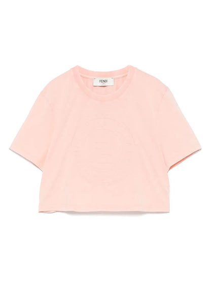Fendi Women 3D Fendi Roma Cropped T-Shirt by Luosophy