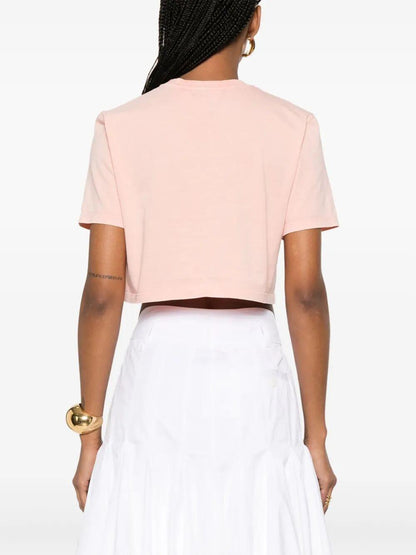 Fendi Women 3D Fendi Roma Cropped T-Shirt