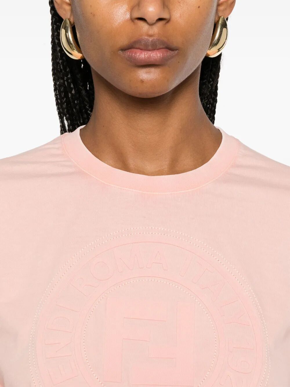 Fendi Women 3D Fendi Roma Cropped T-Shirt by Luosophy