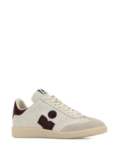 Isabel Marant Women Bryce Leather Sneakers With Suede Inserts by Luosophy