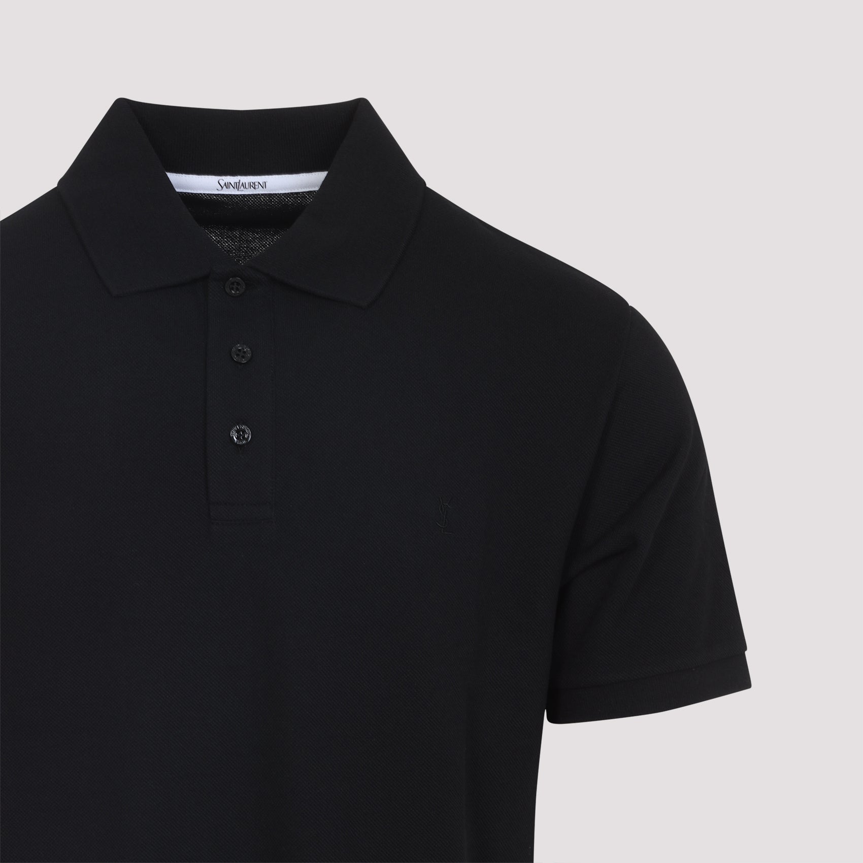Saint Laurent Cotton Polo Men by Luosophy