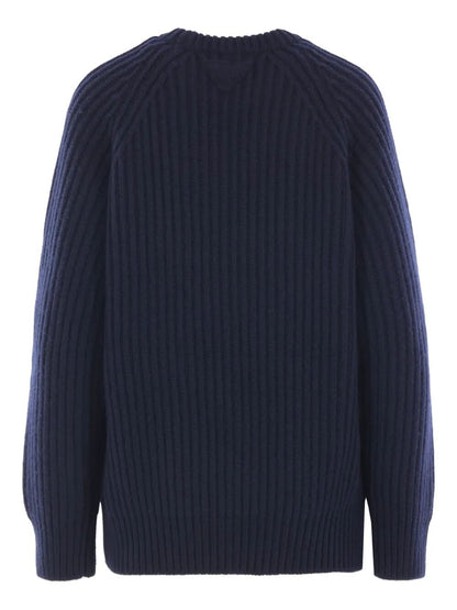 Prada Women Ribbed-Knit Safety-Pin Sweater by Luosophy