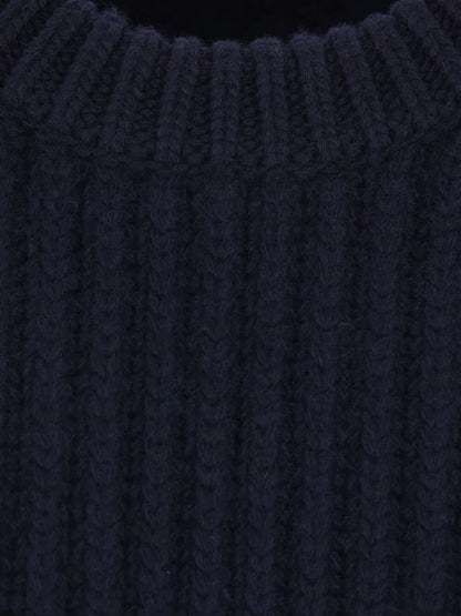 Prada Women Ribbed-Knit Safety-Pin Sweater by Luosophy