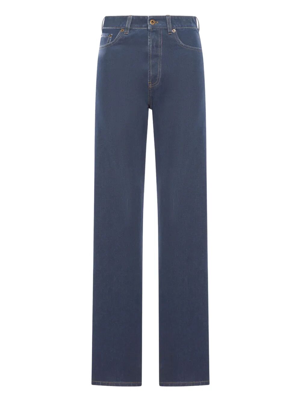 Miu Miu Women Embroidered-Logo Flock Jeans by Luosophy