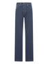 Miu Miu Women Embroidered-Logo Flock Jeans by Luosophy