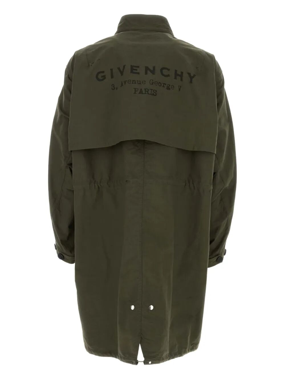 Givenchy Men Twisted Arm Cotton Parka by Luosophy