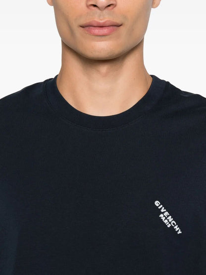 Givenchy Men Logo Print Regular Fit Cotton T-Shirt by Luosophy