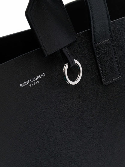Saint Laurent Men Bold Leather Tote Bag by Luosophy