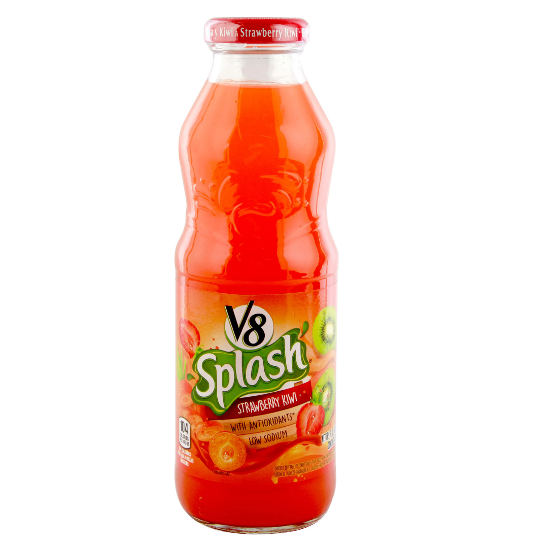 V8 Splash Strawberry Kiwi Juice Beverage (16oz) by Farmacias Savia