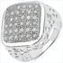 0.54 Carat Genuine White Diamond .925 Sterling Silver Ring by Bids.com