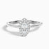 Anaya 1 Carat Marquise Halo Lab Grown Diamond Ring in 14k White Gold  DestGlow