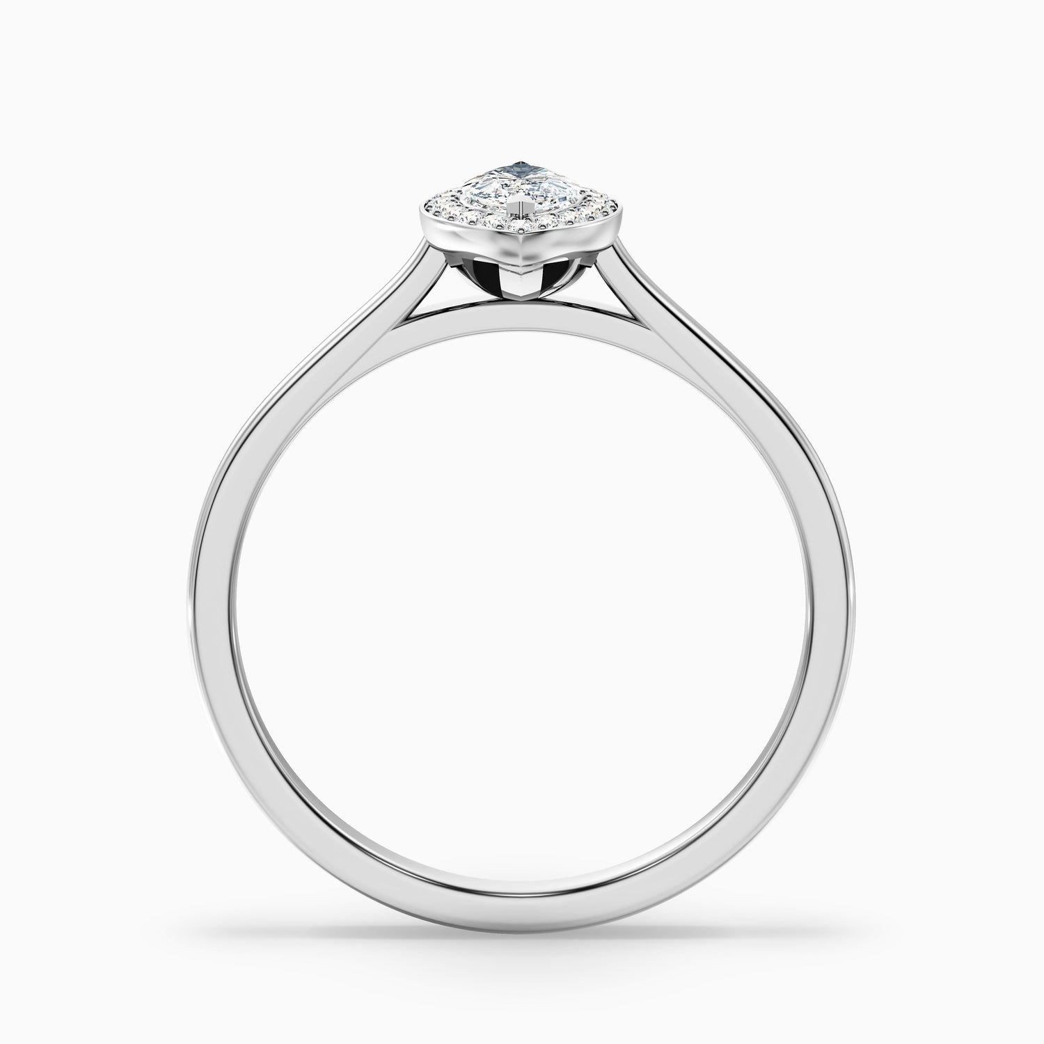 Carla 3.5 Carat Marquise Halo Lab Grown Diamond Ring in 14k Yellow Gold  DestGlow