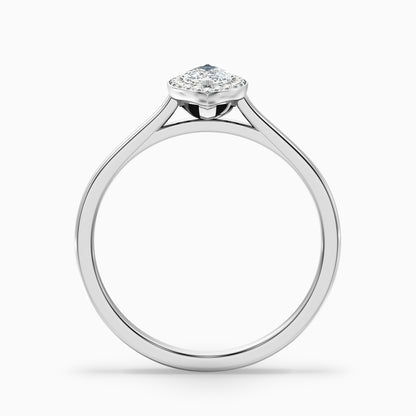 Carla 1 Carat Marquise Halo Lab Grown Diamond Ring in 18k Yellow Gold  DestGlow