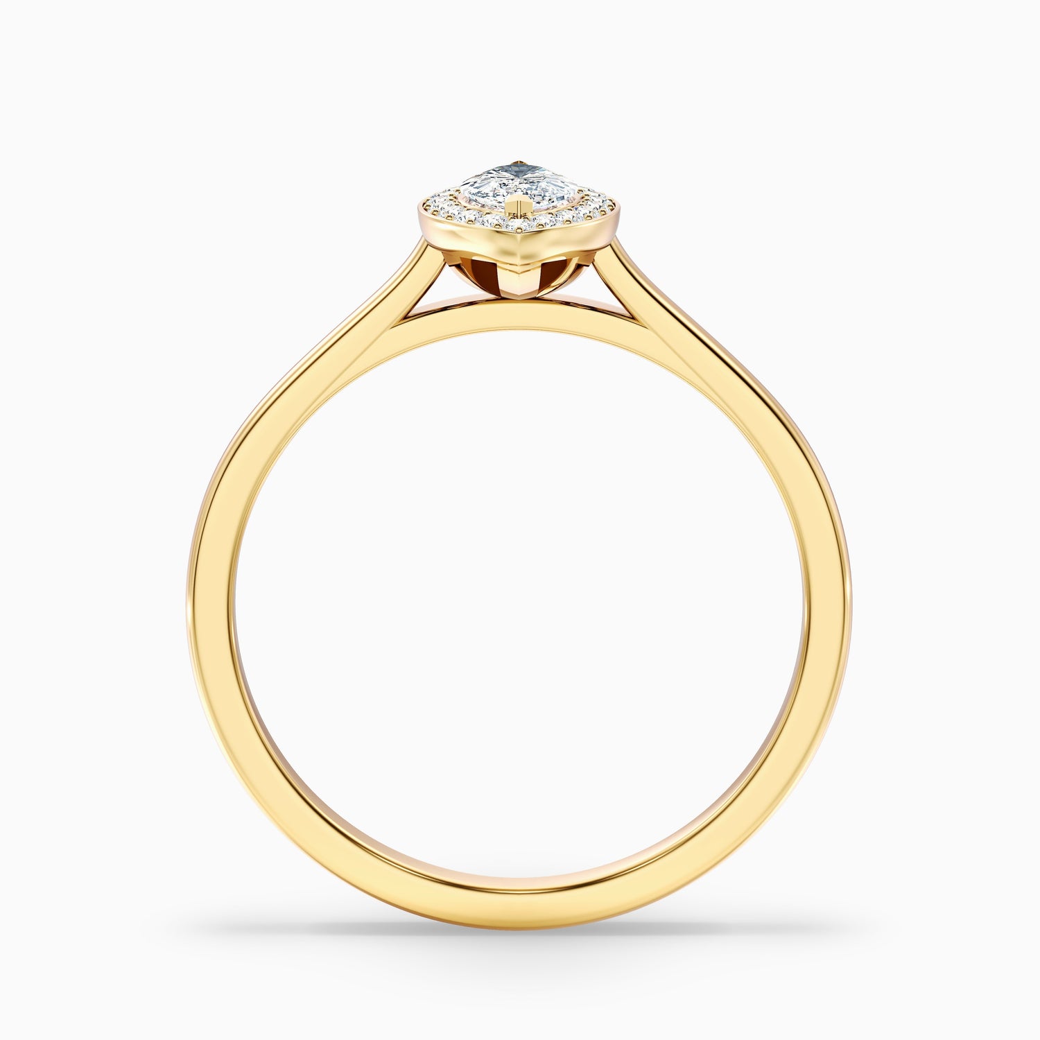 Carla 5 Carat Marquise Halo Lab Grown Diamond Ring in 14k Rose Gold  DestGlow