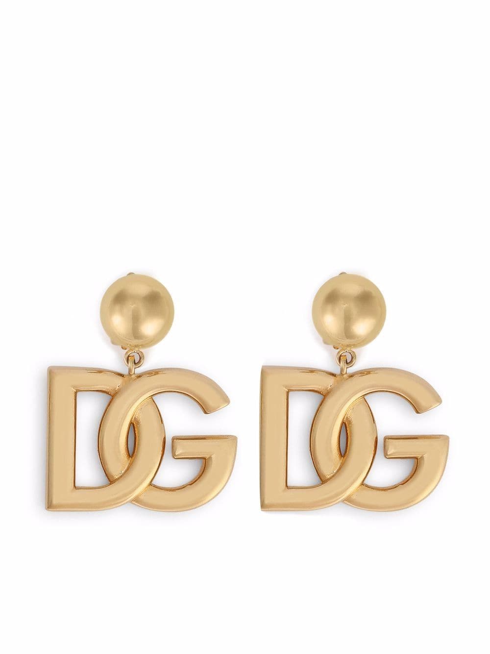 Dolce &amp; Gabbana Women Clip Earrings With Dg Logo by Luosophy