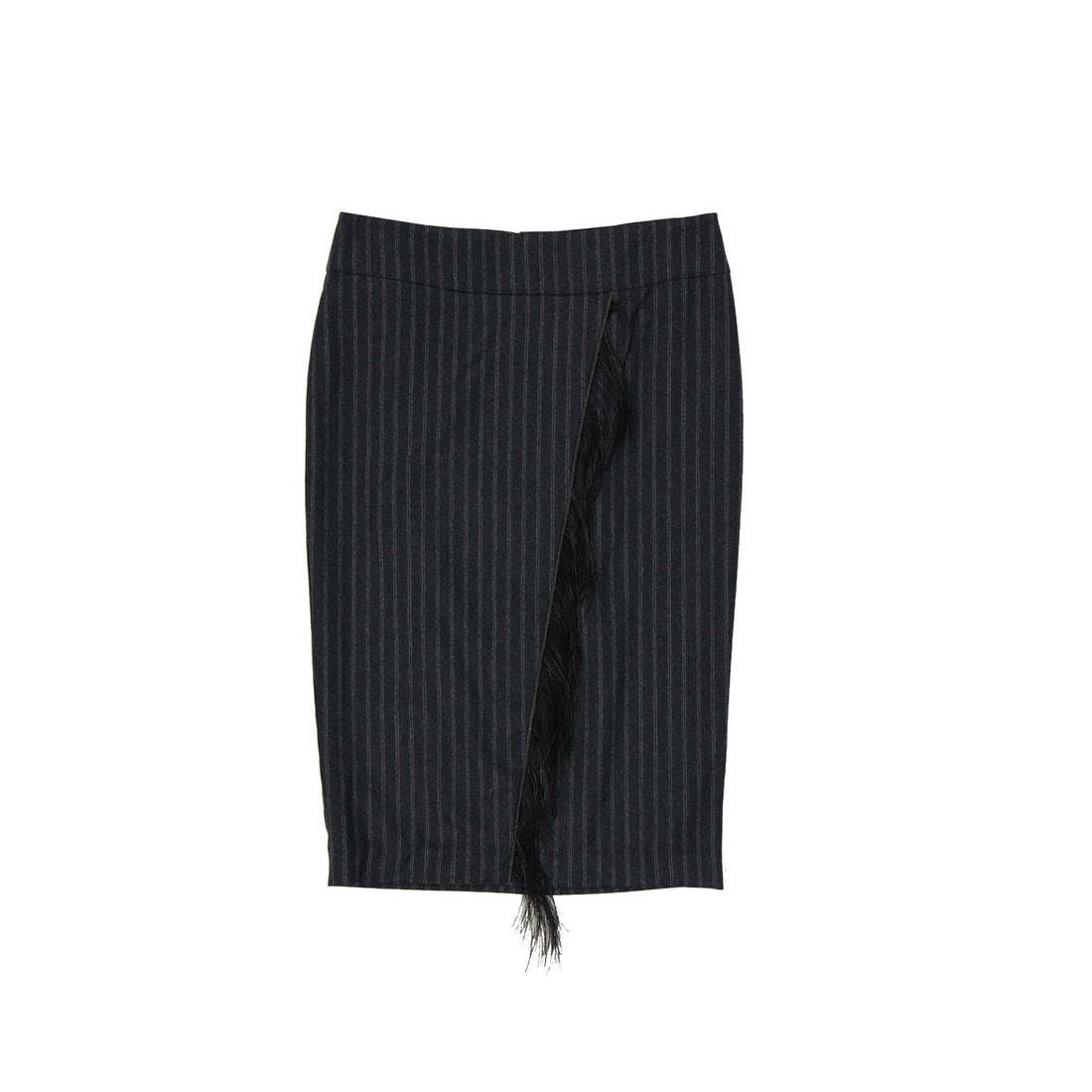 Brunello Cucinelli Wool Striped Skirt Women by Luosophy