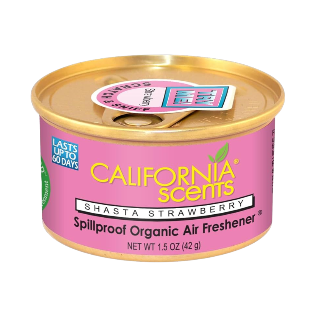 California Scents Shasta Strawberry Car Air Freshener (1.5 oz) by Farmacias Savia