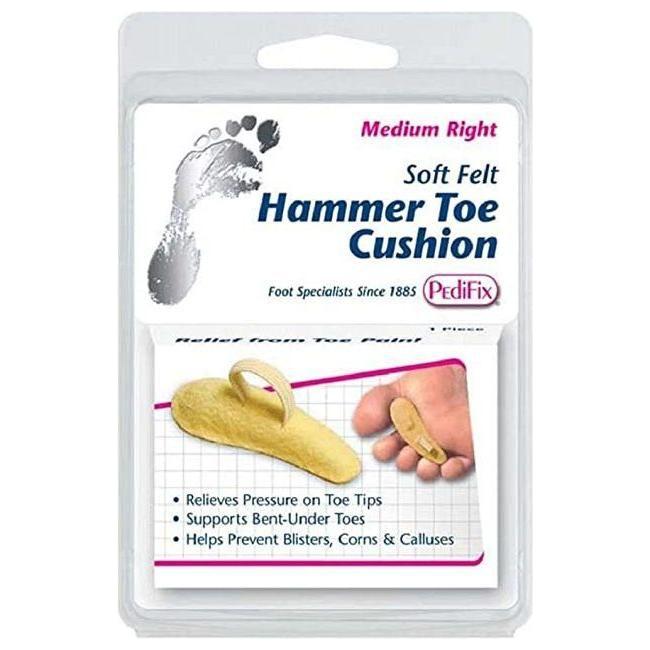PediFix Hammer Toe Cushion Felt Medium Right 1ct by Pasteur Pharmacy