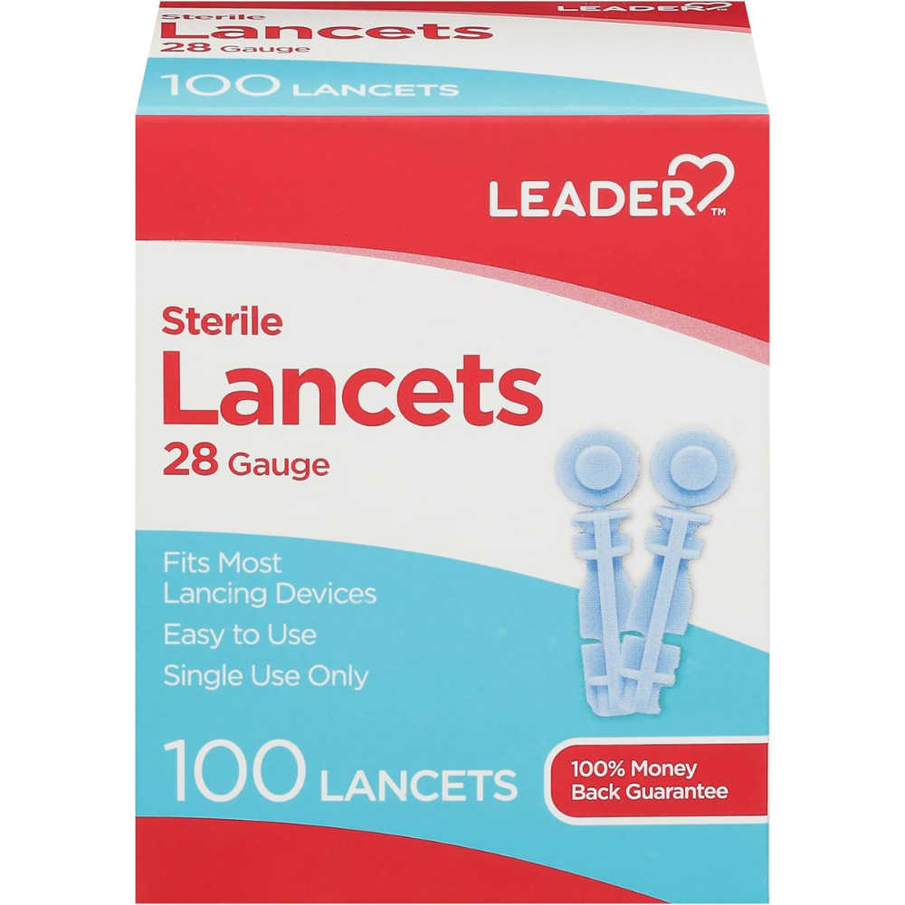 Leader Lancets 28 gauge (100ct) by Farmacias Savia