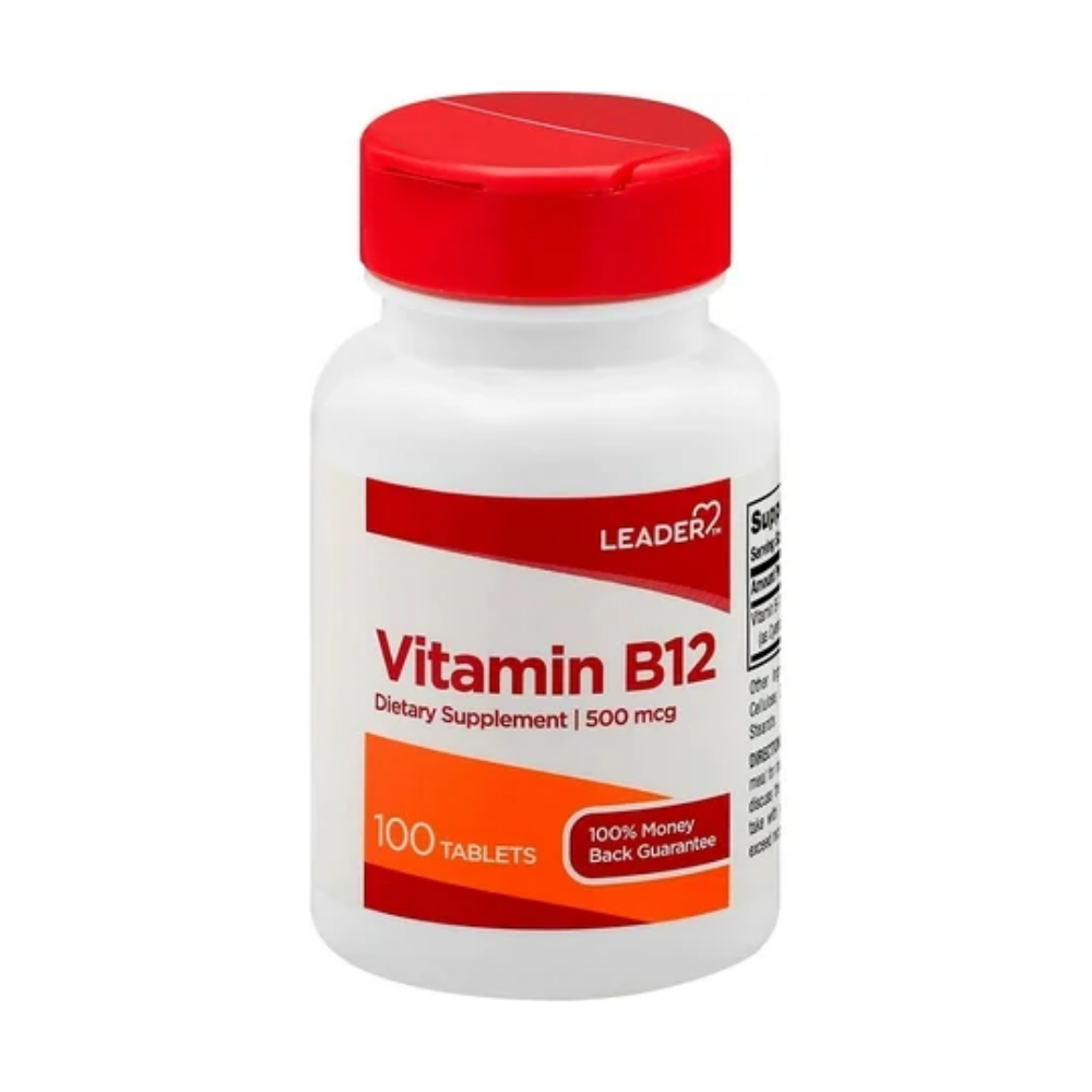 Leader Vitamin B12 (500 mcg 100 ct) by Farmacias Savia