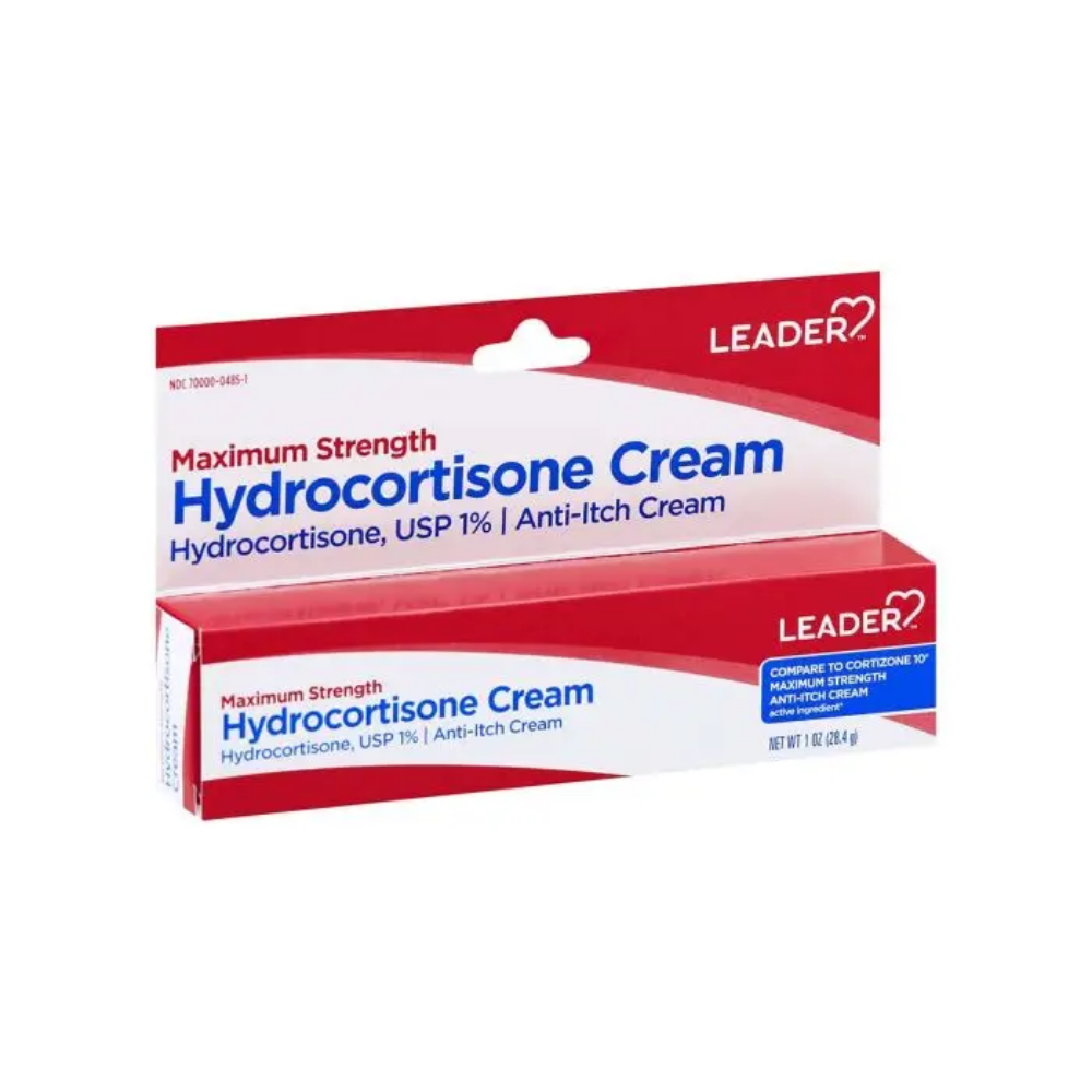 Leader Hydrocortisone Maximum Strength Cream 1% (1 oz) by Farmacias Savia