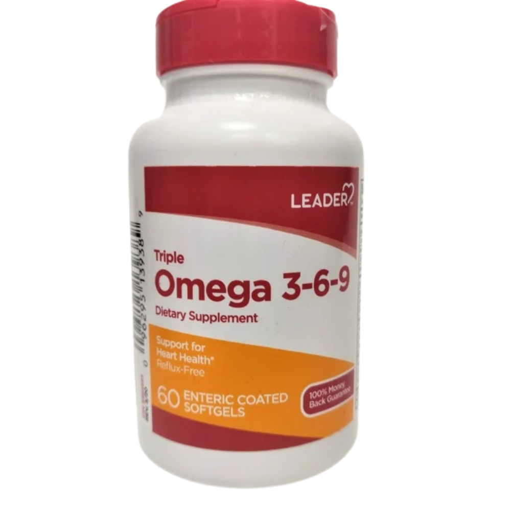 Leader Triple Omega 3-6-9 (60 ct) by Farmacias Savia