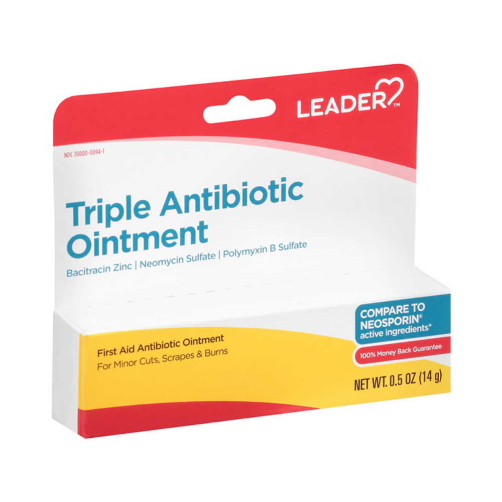 Leader Triple Antibiotic First Aid Ointment (0.5 oz) by Farmacias Savia