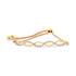 14K Rose Gold Plated .925 Sterling Silver 1/10 cttw Diamond Infinity Twist 4â€-10â€ Adjustable Bolo Bracelet (I-J Color, I2-I3 Clarity)  DestGlow