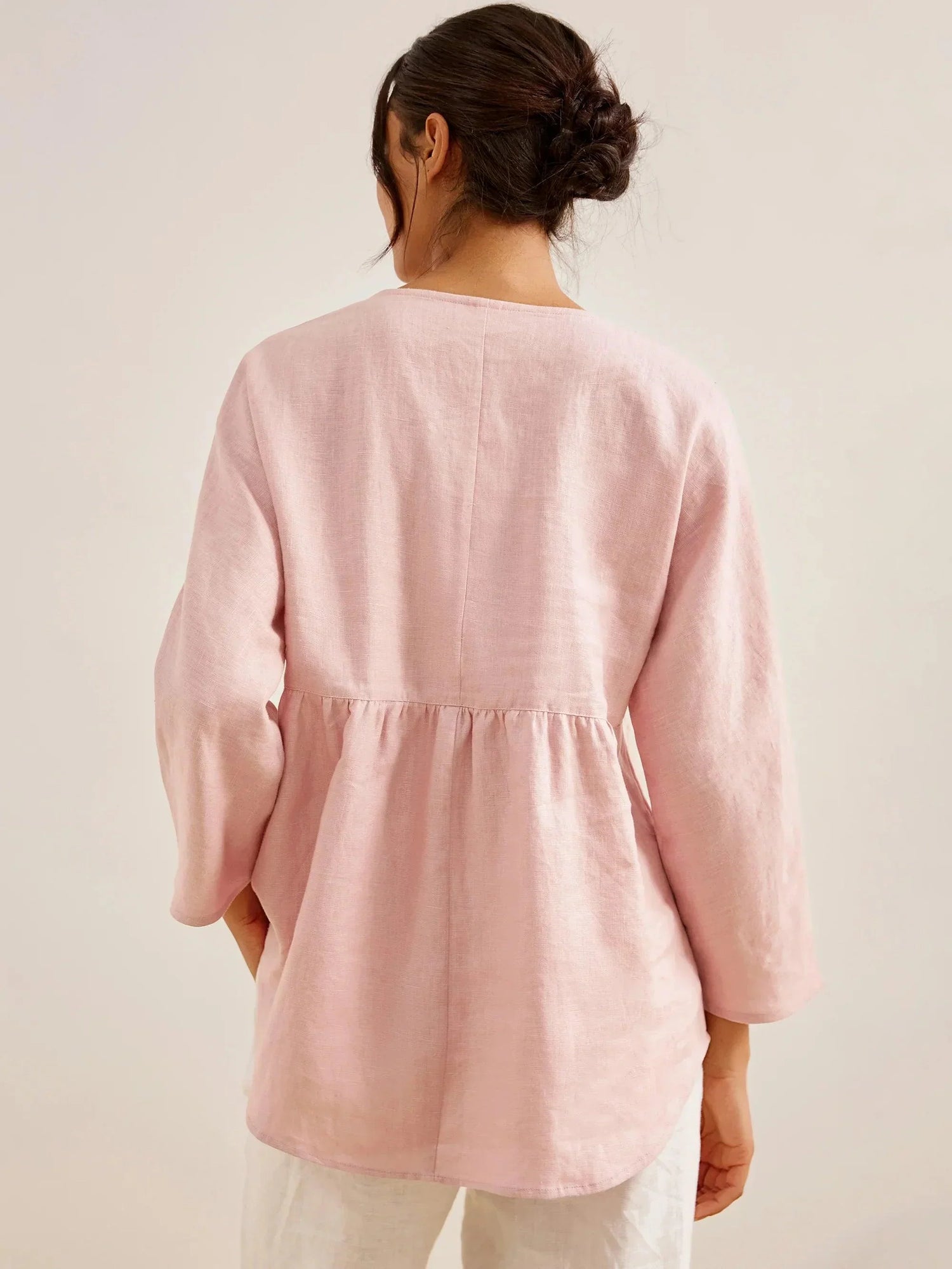 Linen Long-Sleeved Top SITKA by LINTICO