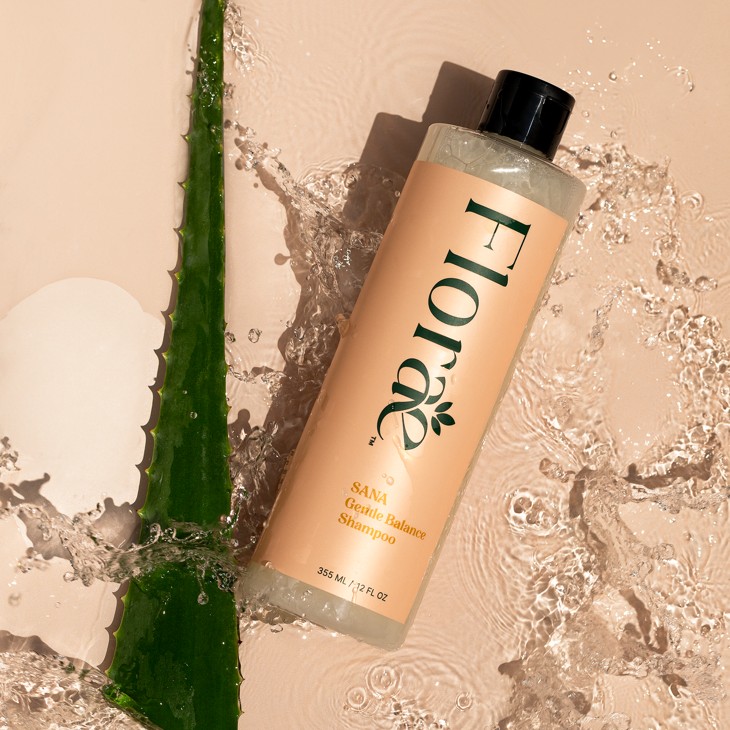 SANA Gentle Balance Shampoo - Infused w/ Hydrolyzed Collagen by Floraebeauty