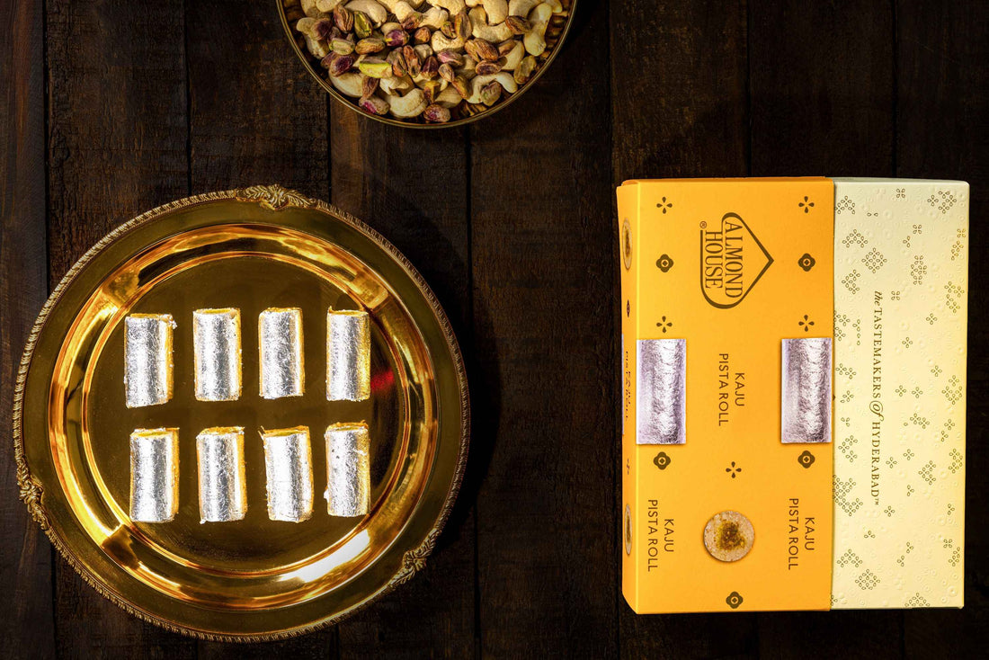 Almond House Kaju Pista Roll (MAP)