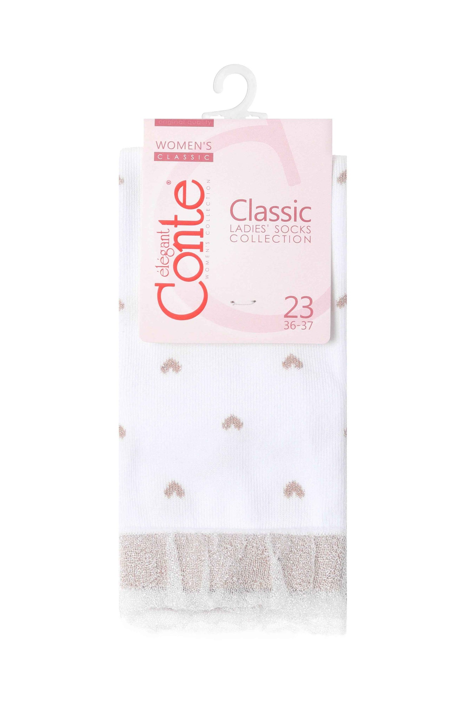 Conte Cotton Socks Classic - 243 Airy Sole and Lurex