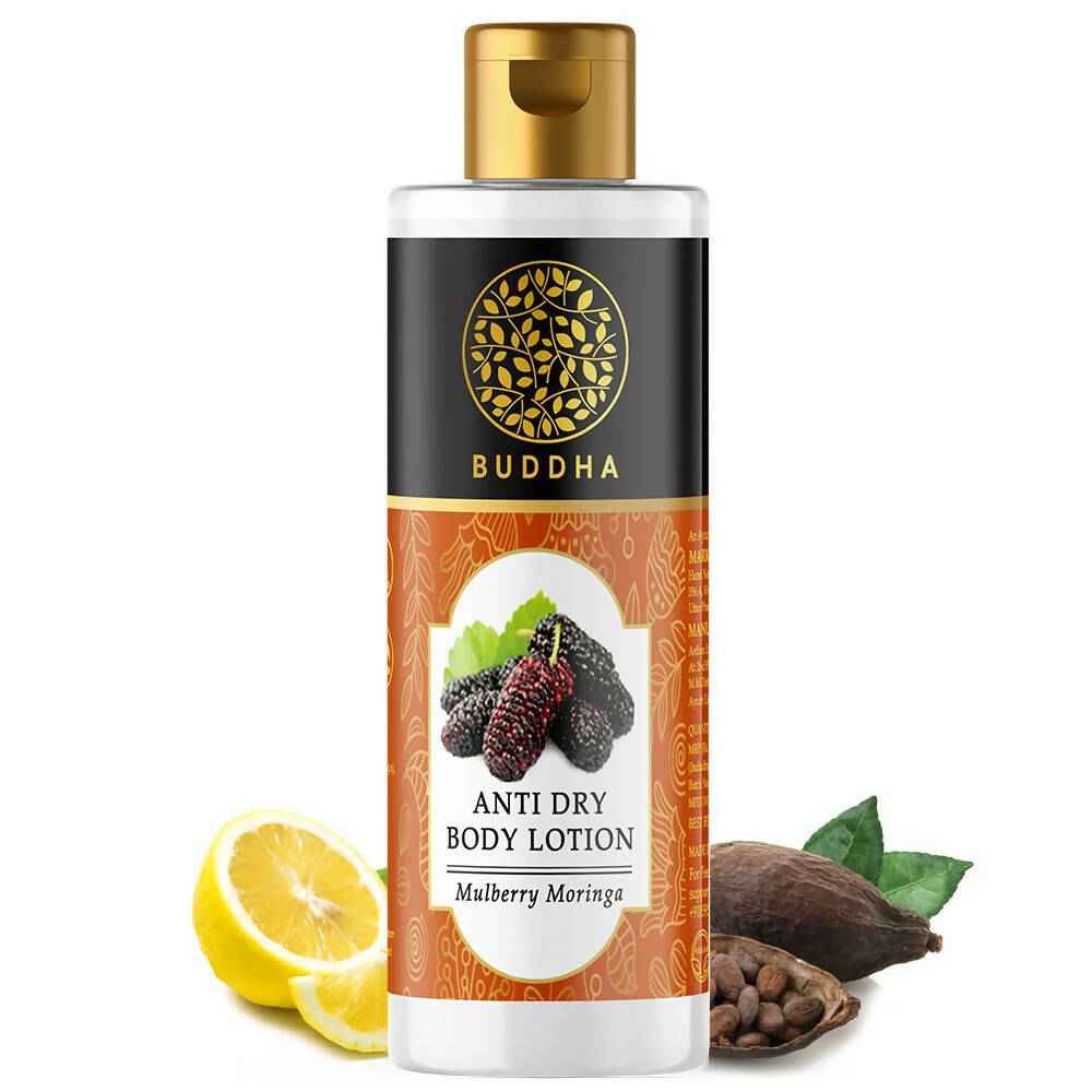 Buddha Natural Anti Dry Body Lotion - Helps Restore Moisture Nourishes &amp; Hydrates Skin
