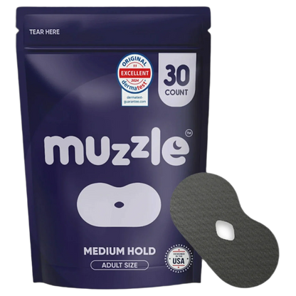 Muzzle® Mouth Tape for Adults (Medium Hold)