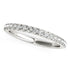 14k White Gold Pave Set Diamond Wedding Ring (1/4 cttw) by Bids.com