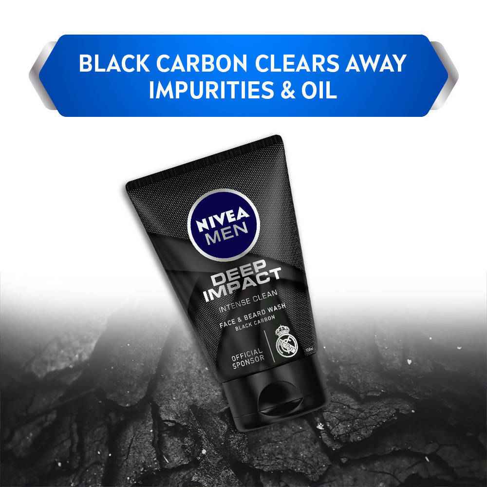 Nivea Men Deep Impact Beard &amp; Face Wash
