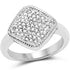 0.23 Carat Genuine White Diamond .925 Sterling Silver Ring by Bids.com
