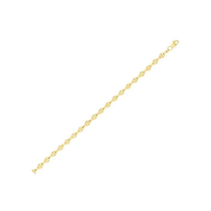 14k Yellow Gold Lite Anchor Chain (3.00 mm) by Bids.com